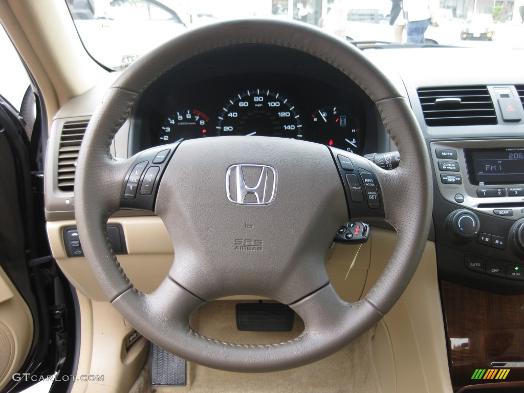 2006 Accord EX-L Sedan - Nighthawk Black Pearl / Ivory photo #10