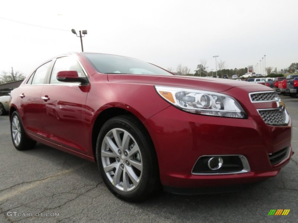 2013 Malibu LTZ - Crystal Red Tintcoat / Cocoa/Light Neutral photo #1