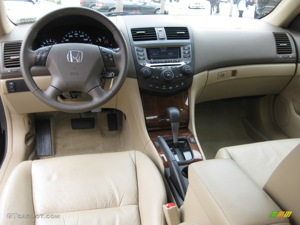 2006 Accord EX-L Sedan - Nighthawk Black Pearl / Ivory photo #16