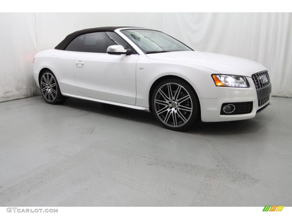 Ibis White 2010 Audi S5 3.0 TFSI quattro Cabriolet Exterior Photo #79300218