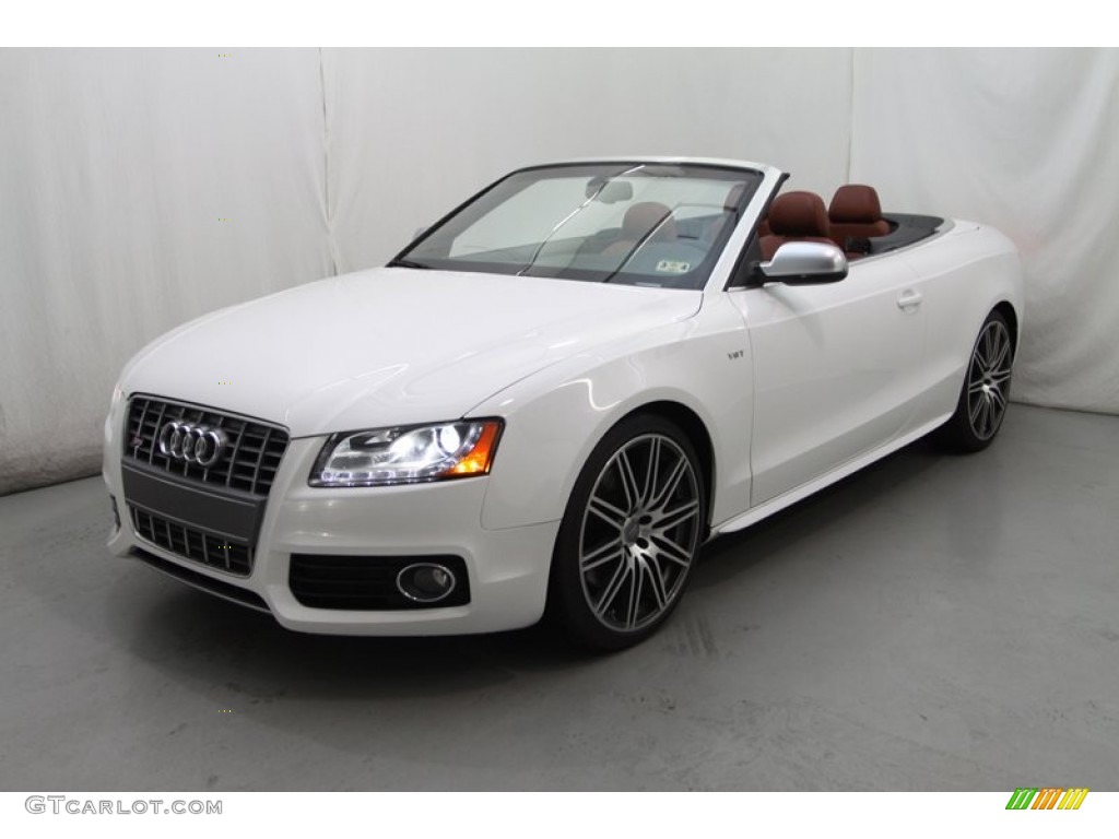 Ibis White 2010 Audi S5 3.0 TFSI quattro Cabriolet Exterior Photo #79300366