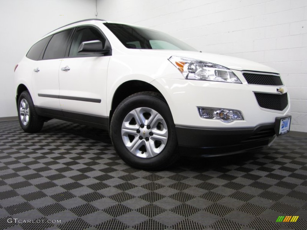2011 Traverse LS - White / Dark Gray/Light Gray photo #1