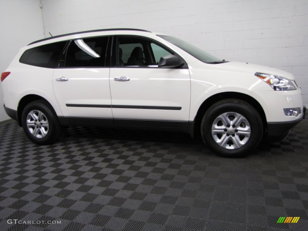 2011 Traverse LS - White / Dark Gray/Light Gray photo #3