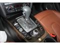 2010 Audi S5 Tuscan Brown Silk Nappa Leather Interior Transmission Photo