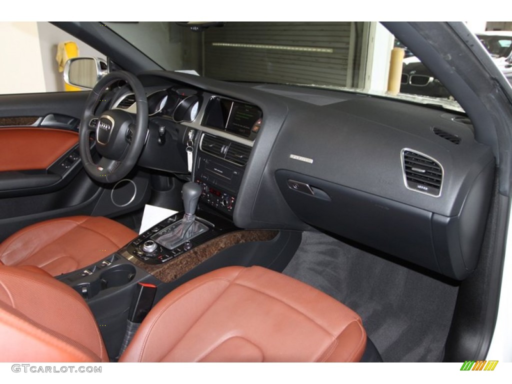 Tuscan Brown Silk Nappa Leather Interior 2010 Audi S5 3.0 TFSI quattro Cabriolet Photo #79300862
