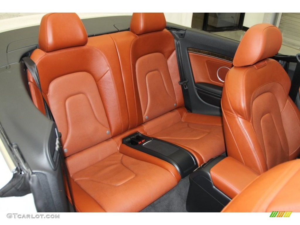 Tuscan Brown Silk Nappa Leather Interior 2010 Audi S5 3.0 TFSI quattro Cabriolet Photo #79300898