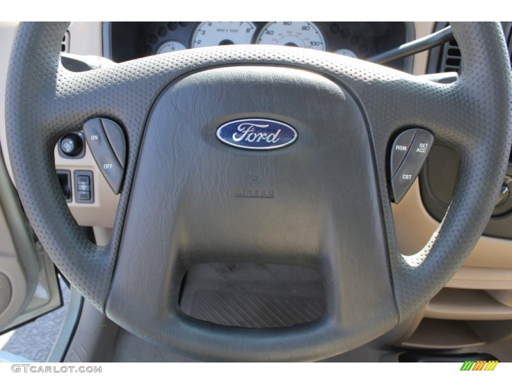 2003 Escape XLS V6 - Gold Ash Metallic / Medium Dark Pebble photo #15