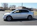 2007 Alabaster Silver Metallic Honda Civic Si Sedan  photo #3