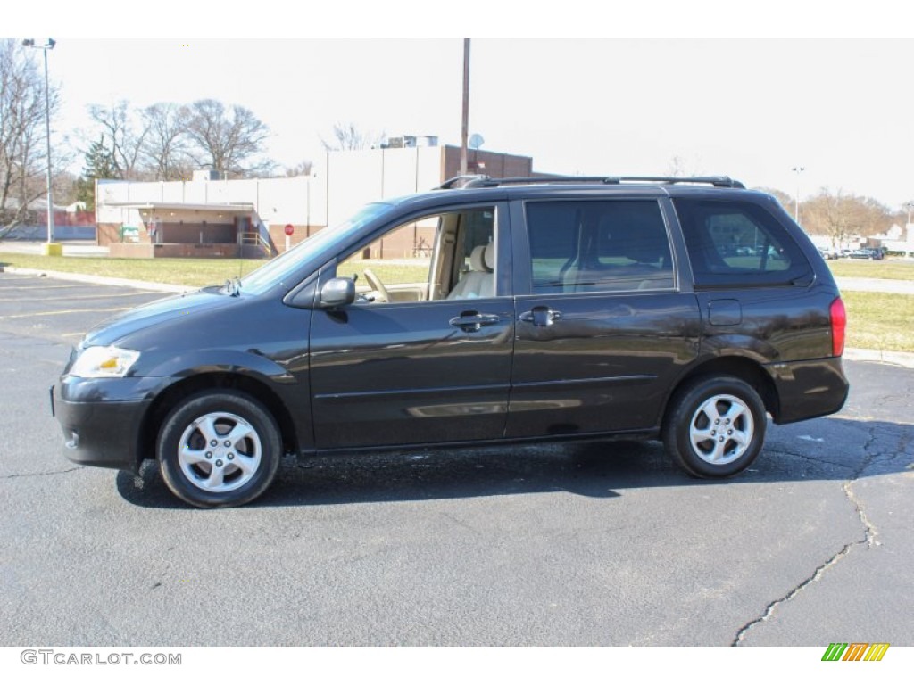 2002 MPV LX - Black Mica / Beige photo #3