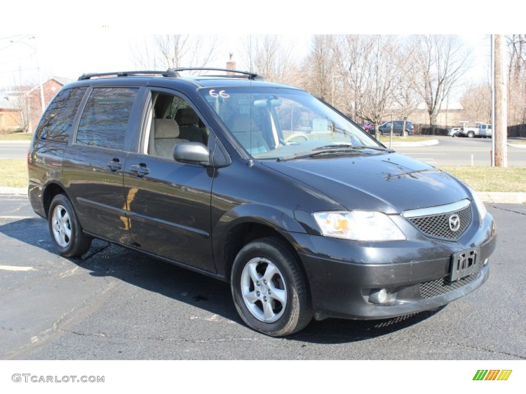 2002 MPV LX - Black Mica / Beige photo #8