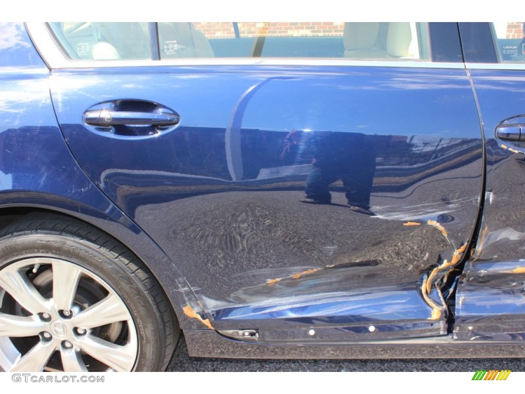 2011 GS 350 AWD - Deep Sea Blue Mica / Parchment/Birds Eye Maple photo #5