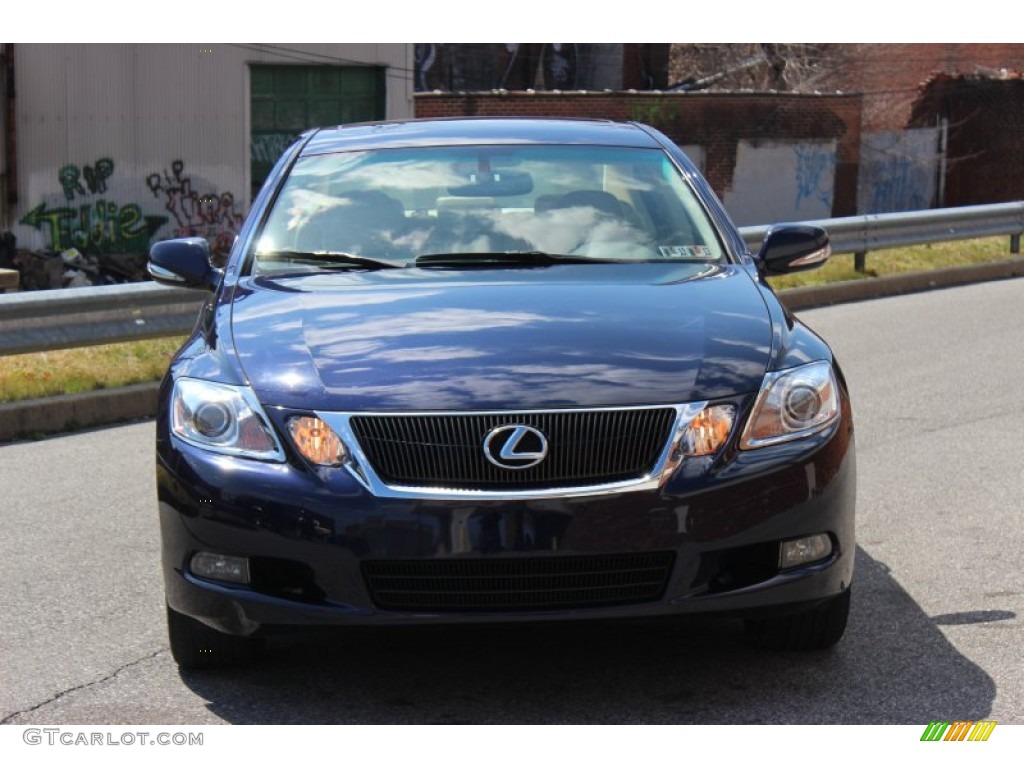 2011 GS 350 AWD - Deep Sea Blue Mica / Parchment/Birds Eye Maple photo #10