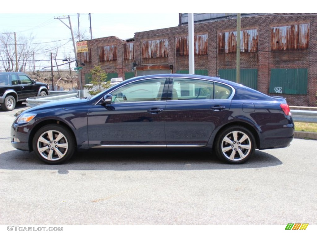 2011 GS 350 AWD - Deep Sea Blue Mica / Parchment/Birds Eye Maple photo #11