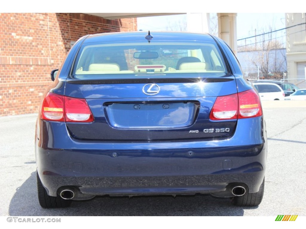 2011 GS 350 AWD - Deep Sea Blue Mica / Parchment/Birds Eye Maple photo #12