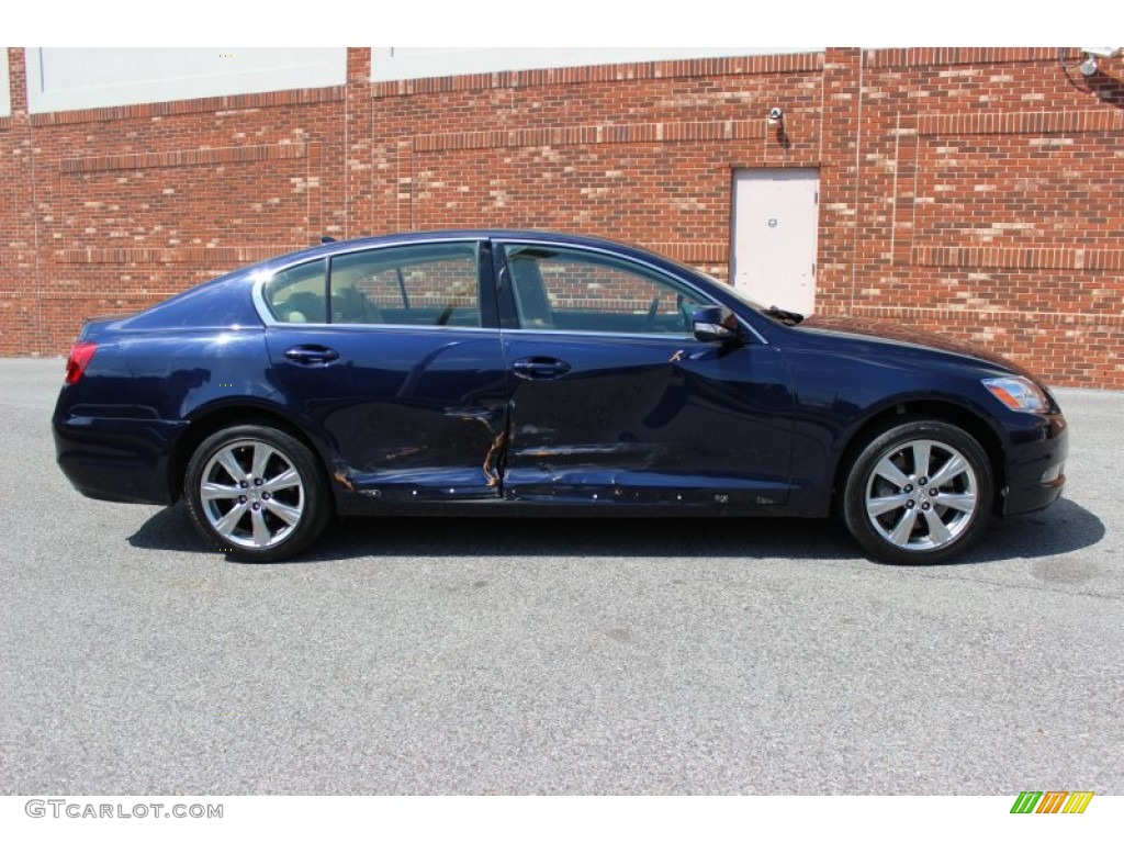 2011 GS 350 AWD - Deep Sea Blue Mica / Parchment/Birds Eye Maple photo #13
