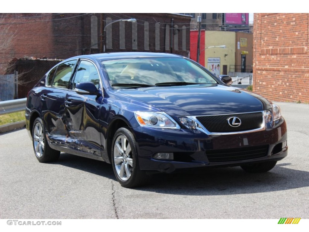 2011 GS 350 AWD - Deep Sea Blue Mica / Parchment/Birds Eye Maple photo #14