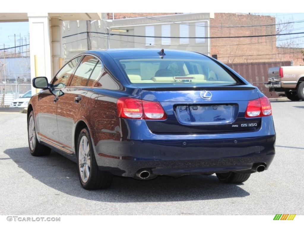2011 GS 350 AWD - Deep Sea Blue Mica / Parchment/Birds Eye Maple photo #16