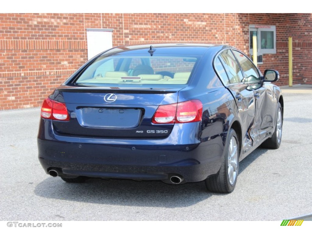 2011 GS 350 AWD - Deep Sea Blue Mica / Parchment/Birds Eye Maple photo #17