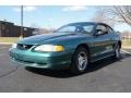 Pacific Green Metallic 1998 Ford Mustang V6 Coupe Exterior