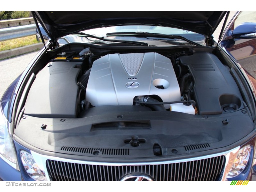 2011 GS 350 AWD - Deep Sea Blue Mica / Parchment/Birds Eye Maple photo #56