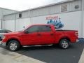 2013 Race Red Ford F150 XLT SuperCrew  photo #3