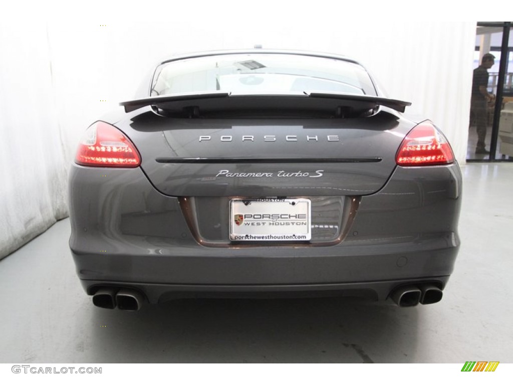 2012 Panamera Turbo S - Carbon Grey Metallic / Platinum Grey photo #8