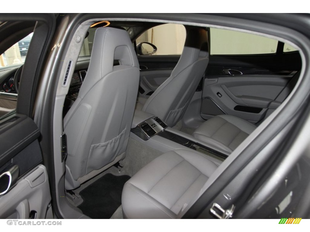 Platinum Grey Interior 2012 Porsche Panamera Turbo S Photo #79304707