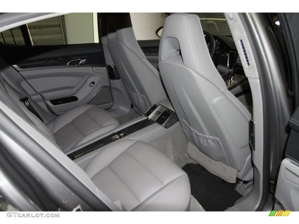Platinum Grey Interior 2012 Porsche Panamera Turbo S Photo #79305107