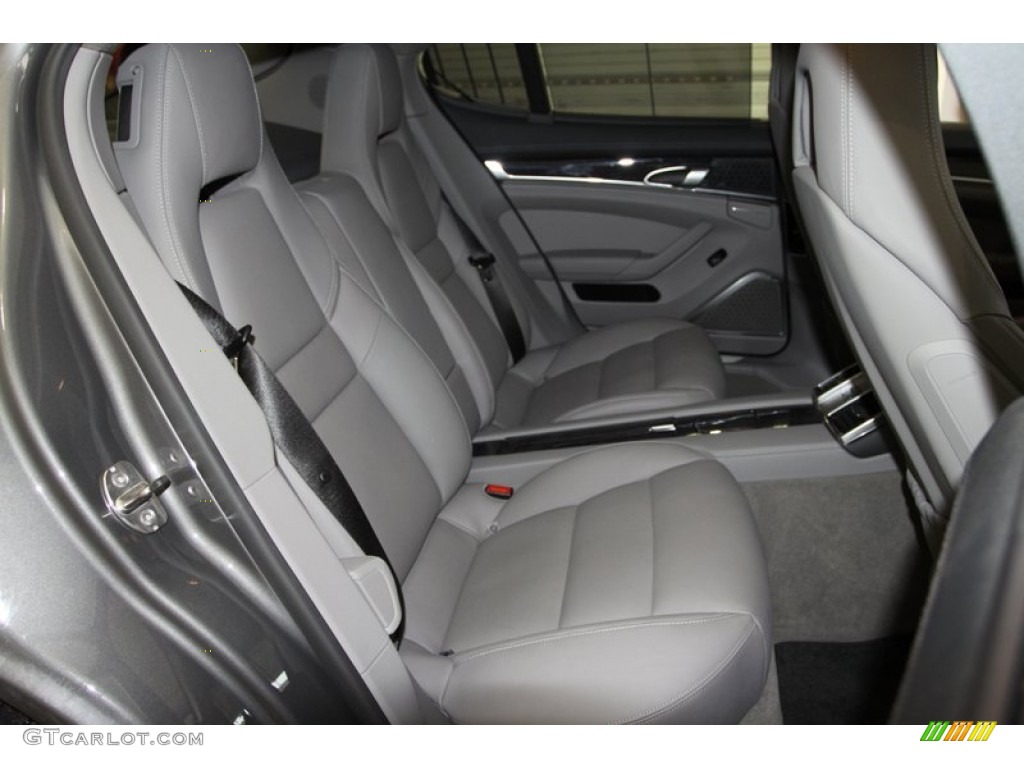 Platinum Grey Interior 2012 Porsche Panamera Turbo S Photo #79305118