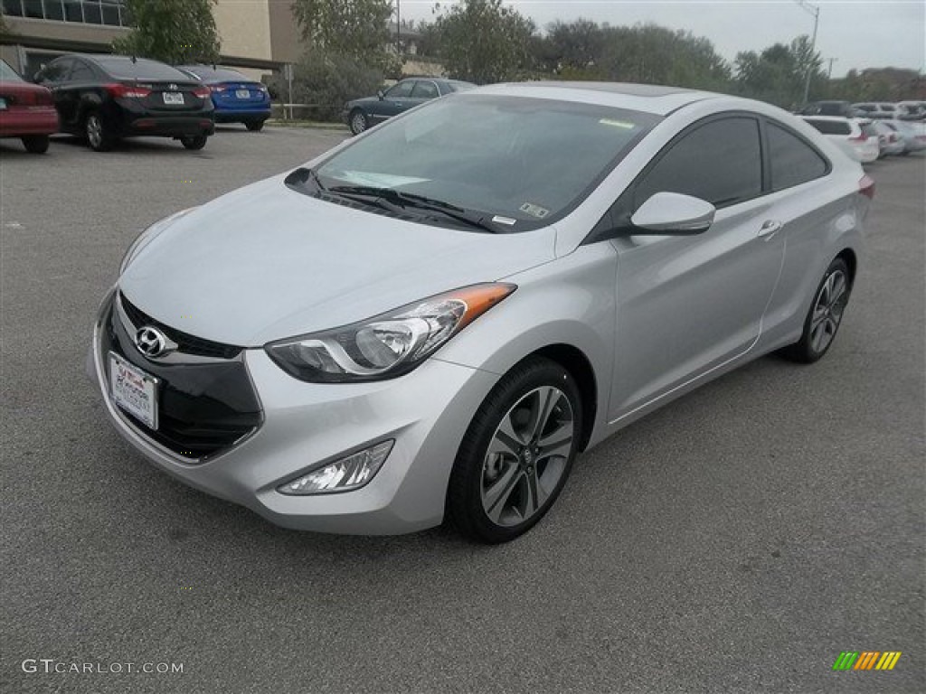 2013 Elantra Coupe SE - Silver / Gray photo #2