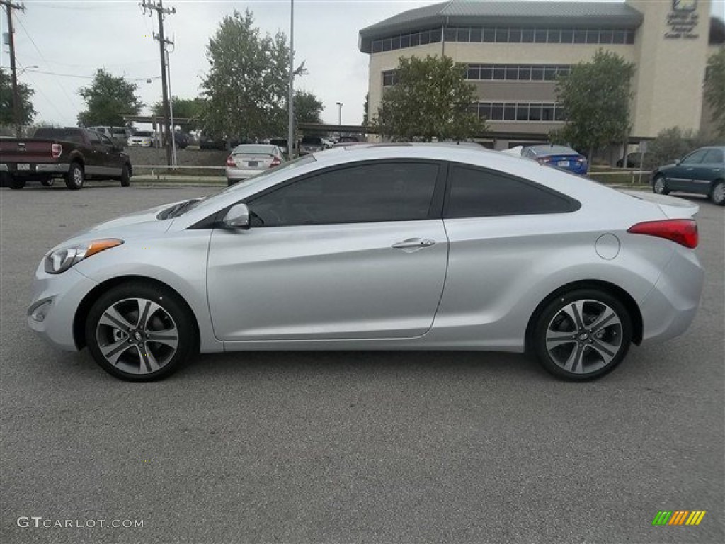 2013 Elantra Coupe SE - Silver / Gray photo #3