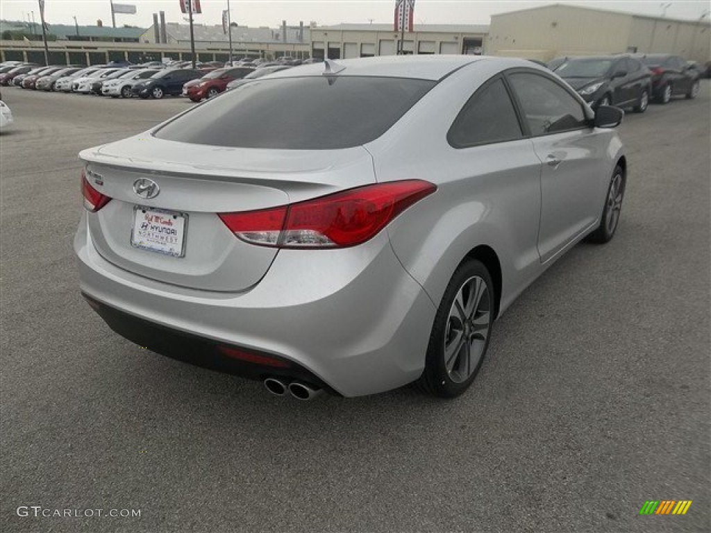 2013 Elantra Coupe SE - Silver / Gray photo #5