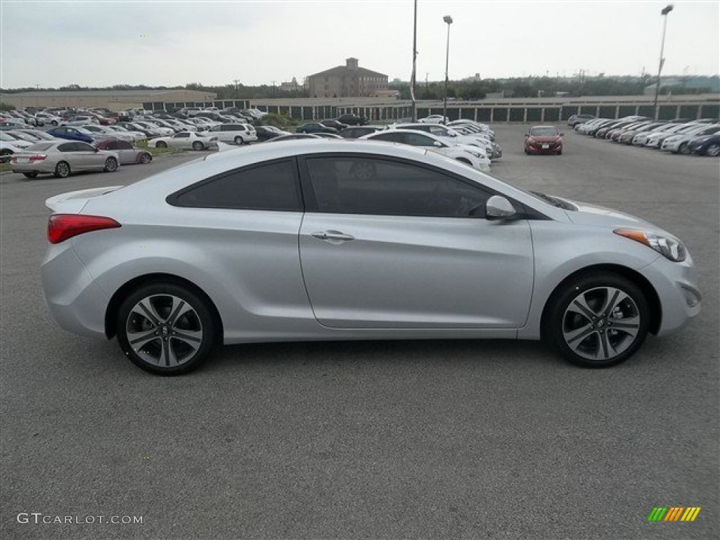 2013 Elantra Coupe SE - Silver / Gray photo #6