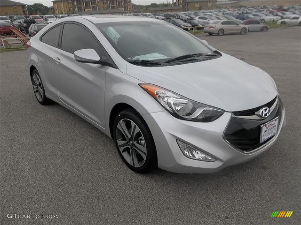 2013 Elantra Coupe SE - Silver / Gray photo #7