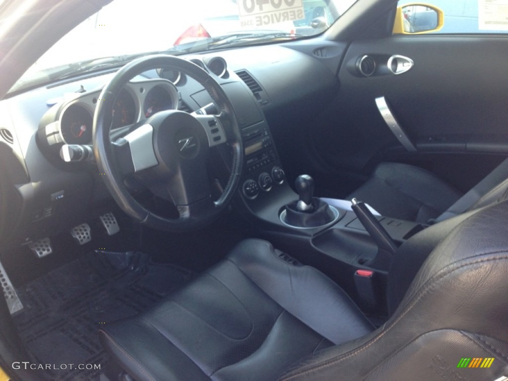 2005 350Z Touring Roadster - Ultra Yellow Metallic / Charcoal photo #4