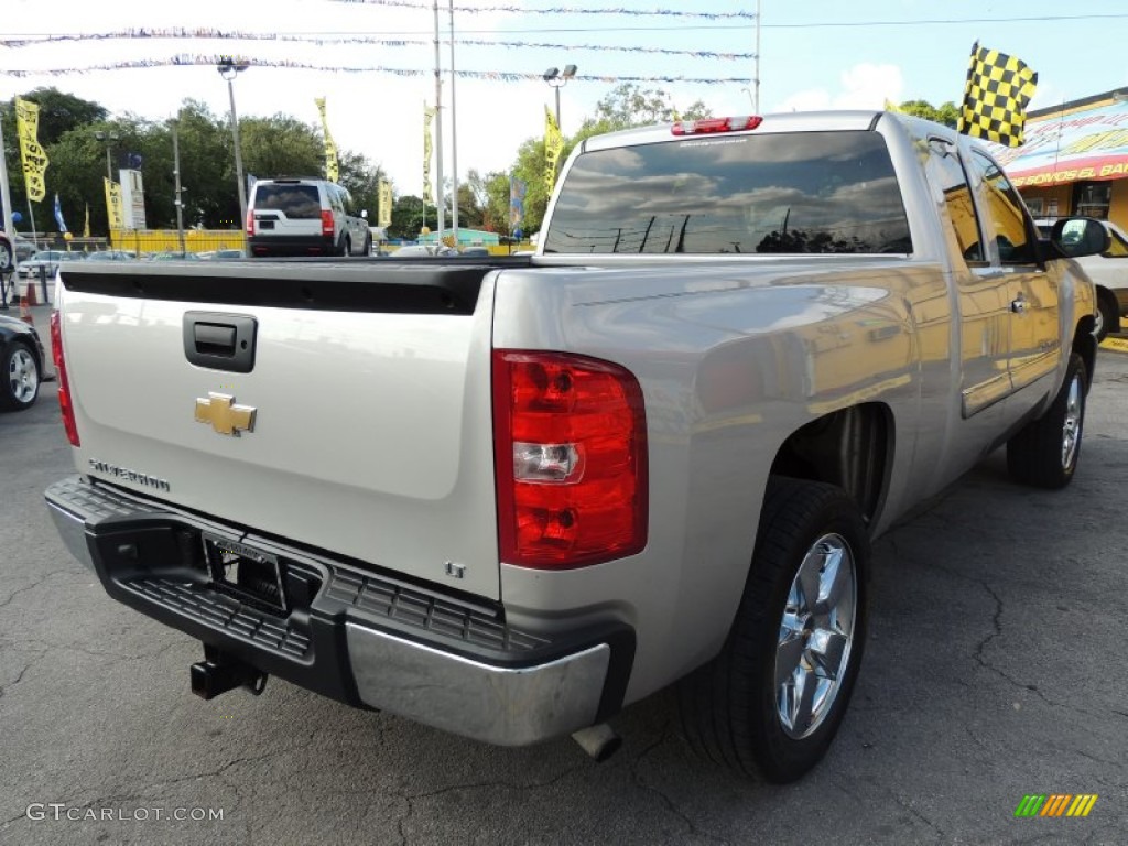 2009 Silverado 1500 LT Extended Cab - Silver Birch Metallic / Light Titanium photo #7