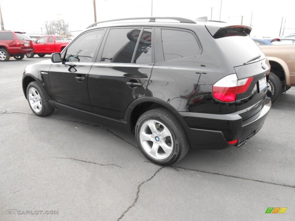 Jet Black 2007 BMW X3 3.0si Exterior Photo #79307250