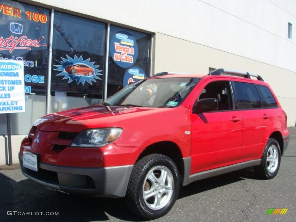 2003 Outlander LS - Phoenix Red / Charcoal photo #1