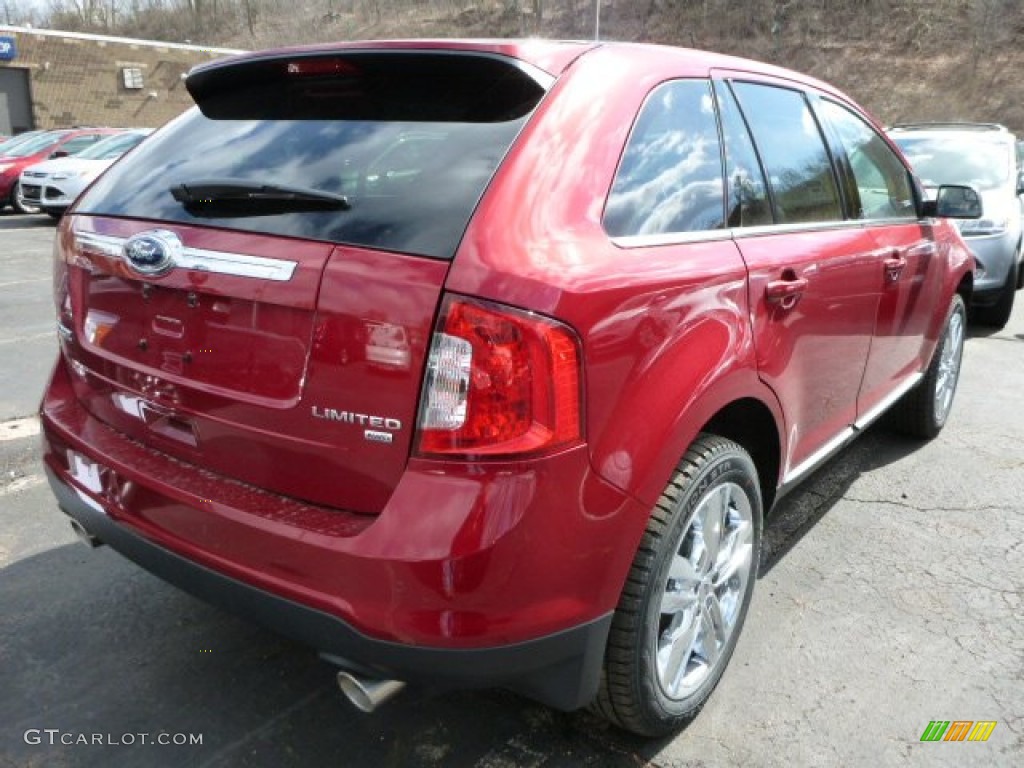 2013 Edge Limited AWD - Ruby Red / Charcoal Black photo #2