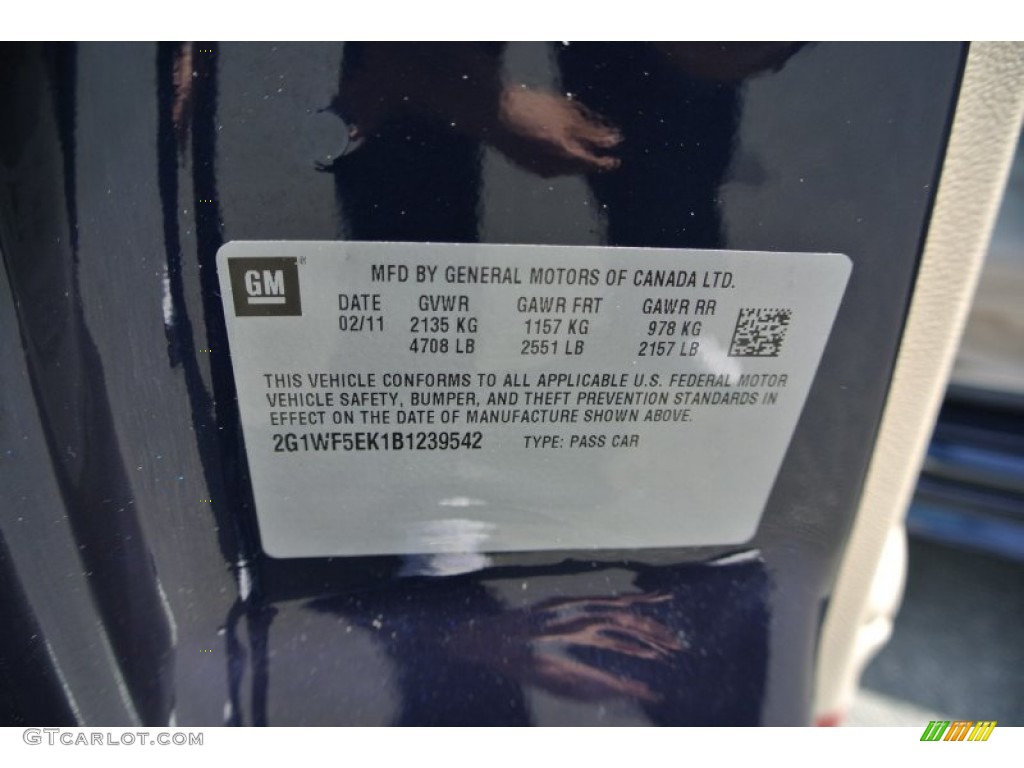 2011 Impala LS - Imperial Blue Metallic / Neutral photo #7