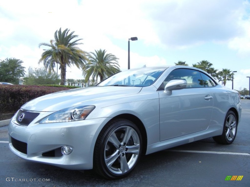 Tungsten Pearl 2013 Lexus IS 350 C Convertible Exterior Photo #79308608