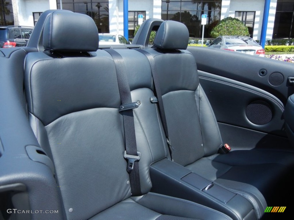 2013 Lexus IS 350 C Convertible Rear Seat Photo #79308863