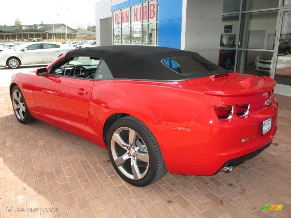 2012 Camaro LT/RS Convertible - Victory Red / Black photo #2