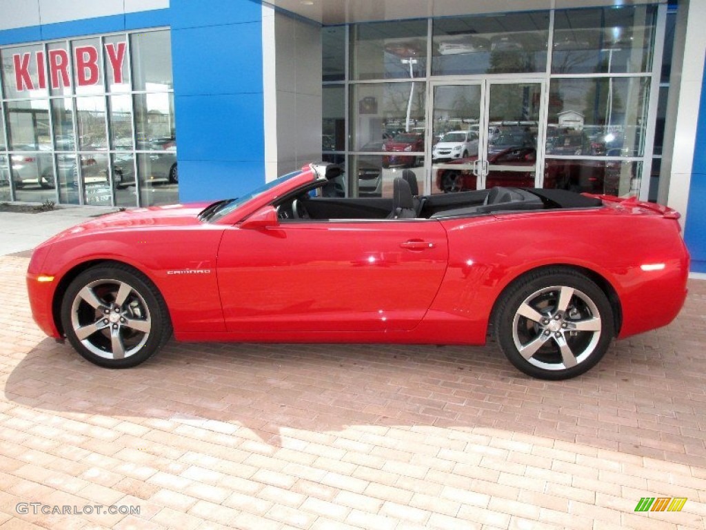 2012 Camaro LT/RS Convertible - Victory Red / Black photo #18