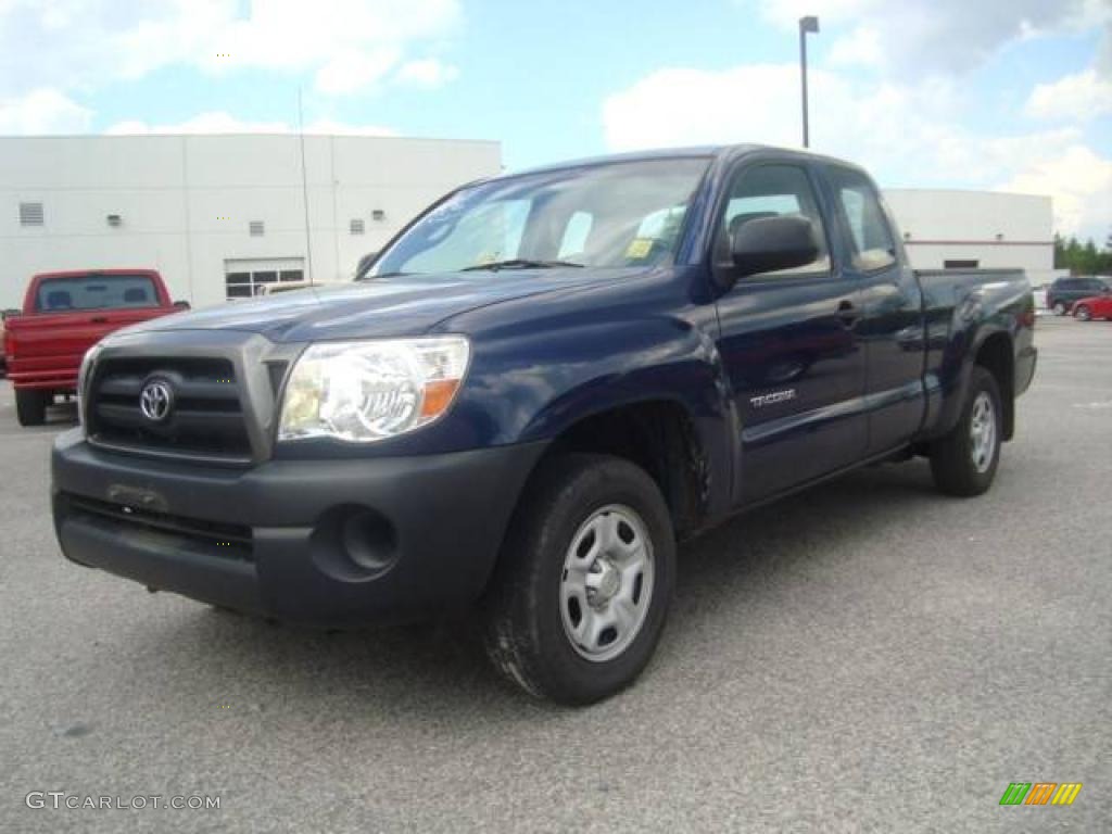 2007 Tacoma Access Cab - Indigo Ink Pearl / Graphite Gray photo #1