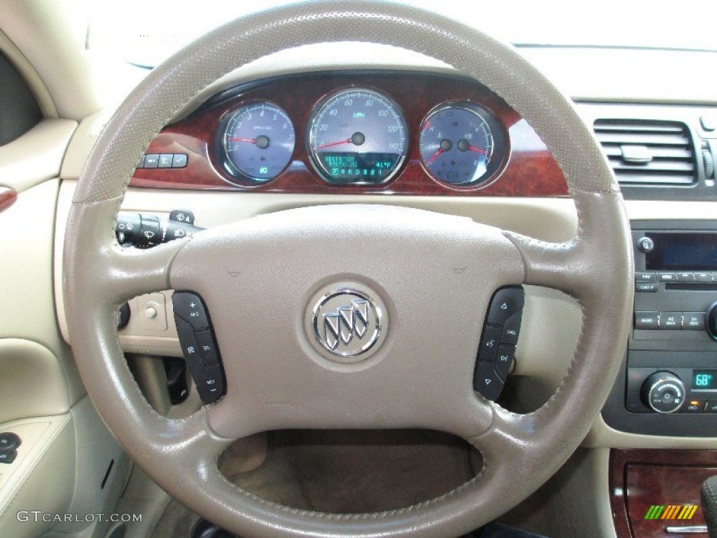 2006 Buick Lucerne CXS Cashmere Steering Wheel Photo #79311533