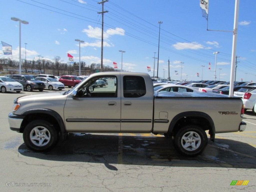 2002 Tundra SR5 TRD Access Cab 4x4 - Desert Sand / Oak photo #6