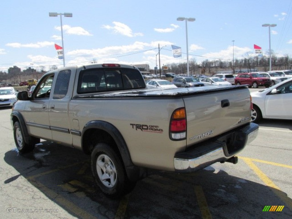 2002 Tundra SR5 TRD Access Cab 4x4 - Desert Sand / Oak photo #7