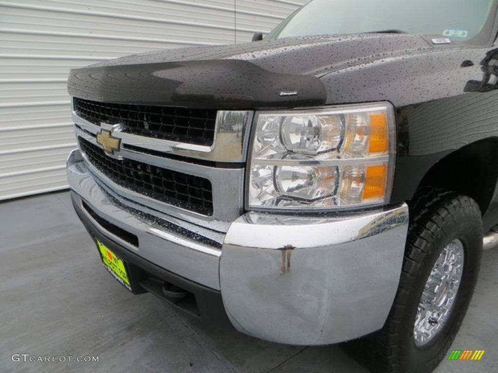 2009 Silverado 2500HD LT Crew Cab 4x4 - Black / Light Titanium/Ebony photo #10