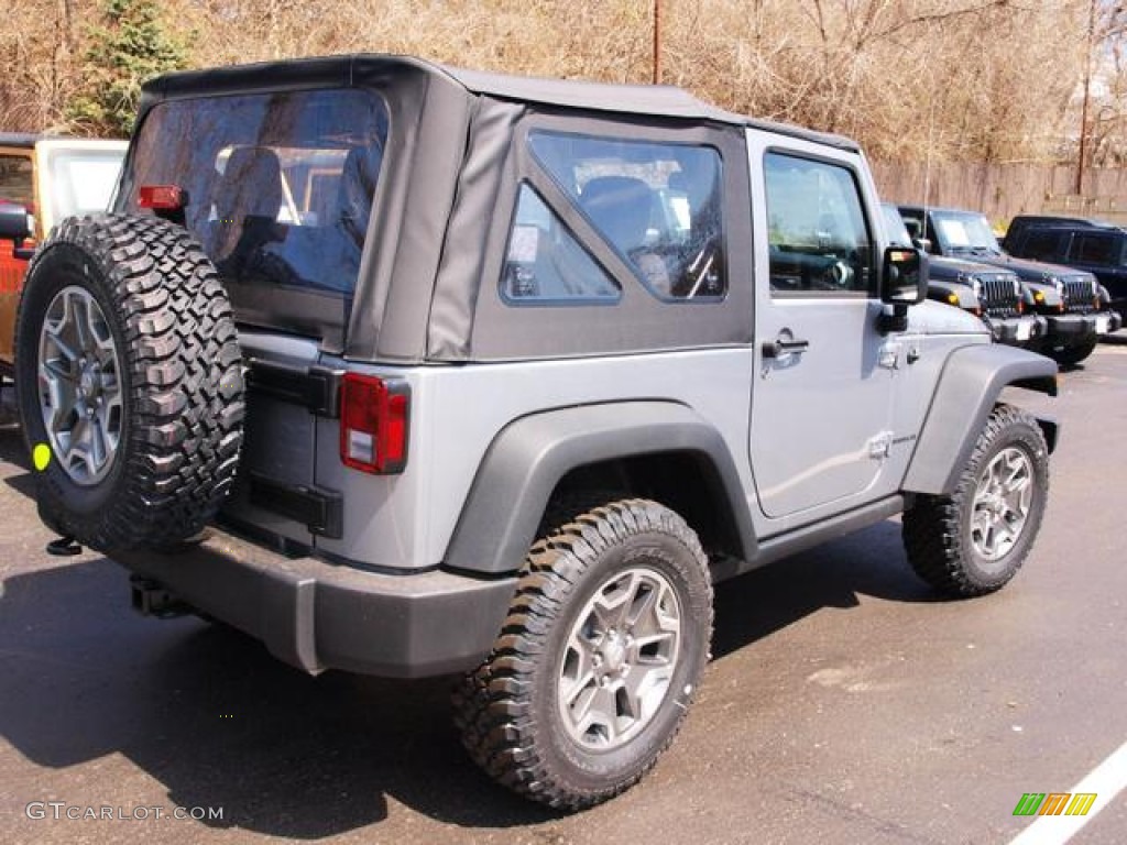 Billet Silver Metallic 2013 Jeep Wrangler Rubicon 4x4 Exterior Photo #79312286
